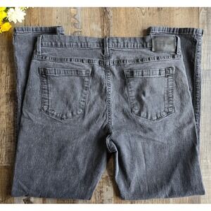 Perry Ellis Mens Gray Denim Jeans 36x30 Slim Fit Stretch Casual Pants